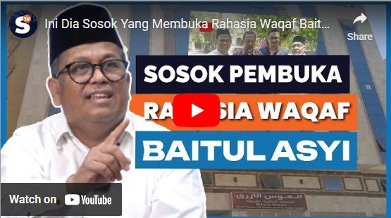 Ini Dia Sosok Yang Membuka Rahasia Waqaf Baitul Asyi di Arab  Dr. M. Adli Abdullah