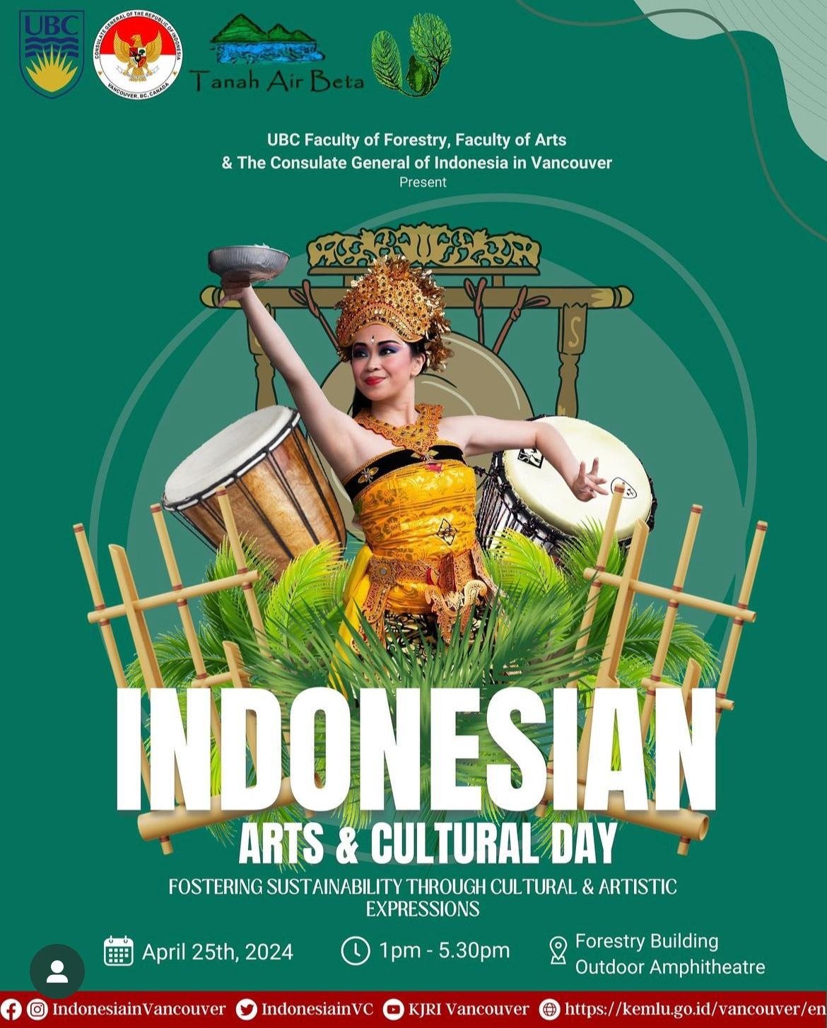 INDONESIA ARTS & CULTURAL DAY, FOSTERING SUSTAINABILITY THROUGH CULTURAL & ARTISTIC EXPRESSIONS